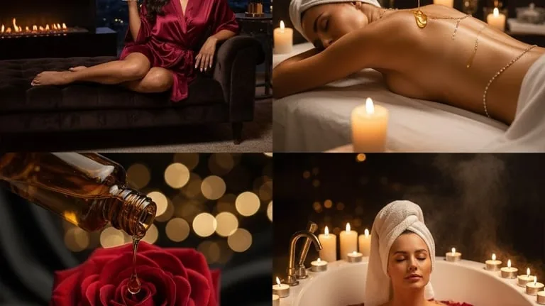 Soins corporels et détente chaleureuse pour femmes